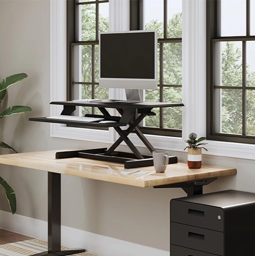Lady Bird Standing Desk Converter from UPLIFT Desk