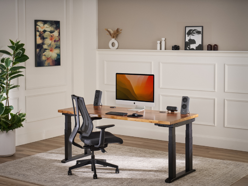 UPLIFT 4-leg standing desk setup
