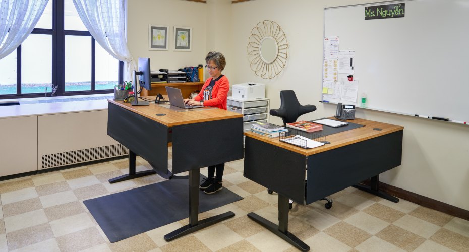 Murchison Middle School Special Education Department and workspace.