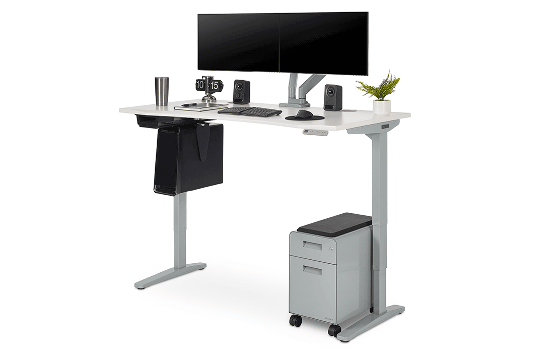 A GIF showing every UPLIFT Desk file cabinet