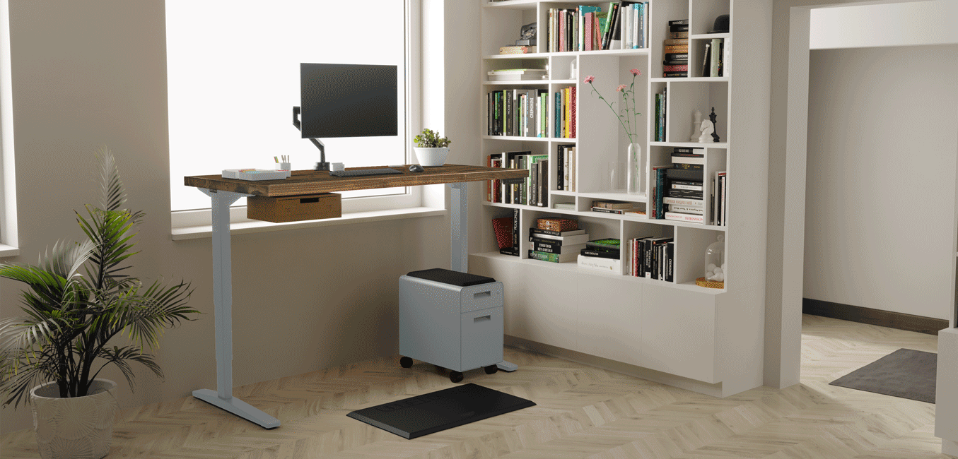 Arriba 80+ imagen home office standing desk Abzlocal.mx