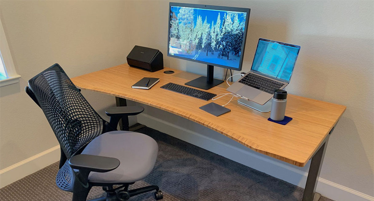 Bamboo Curve UPLIFT V2 Standing Desk