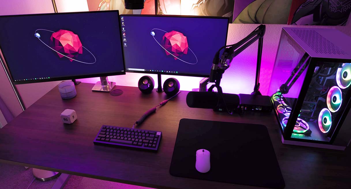 Walnut Laminate UPLIFT V2 Standing Desk