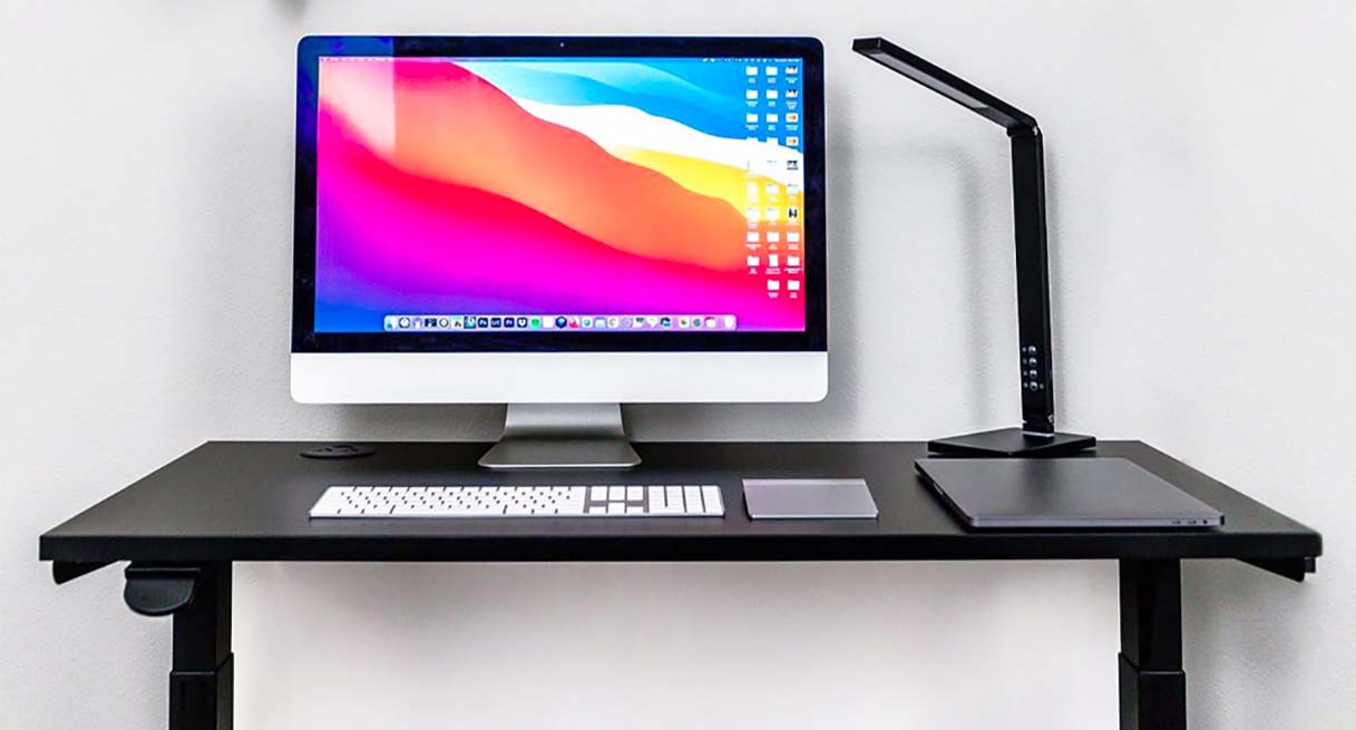 Black Laminate UPLIFT V2-Commercial Standing Desk