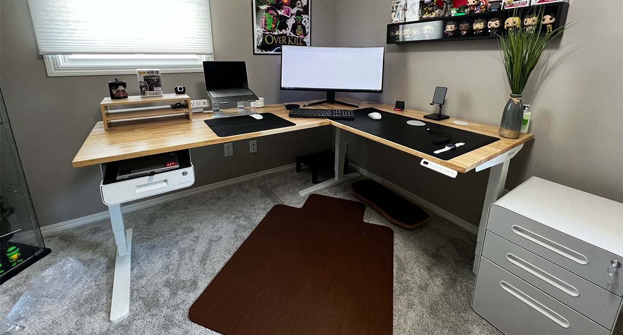 The 1 LShape Standing Desk UPLIFT Desk