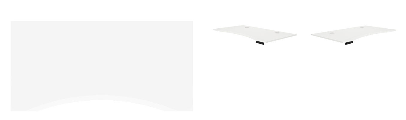 white eco curve desktop