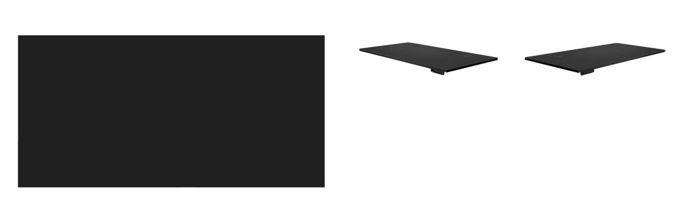 black laminate desktop