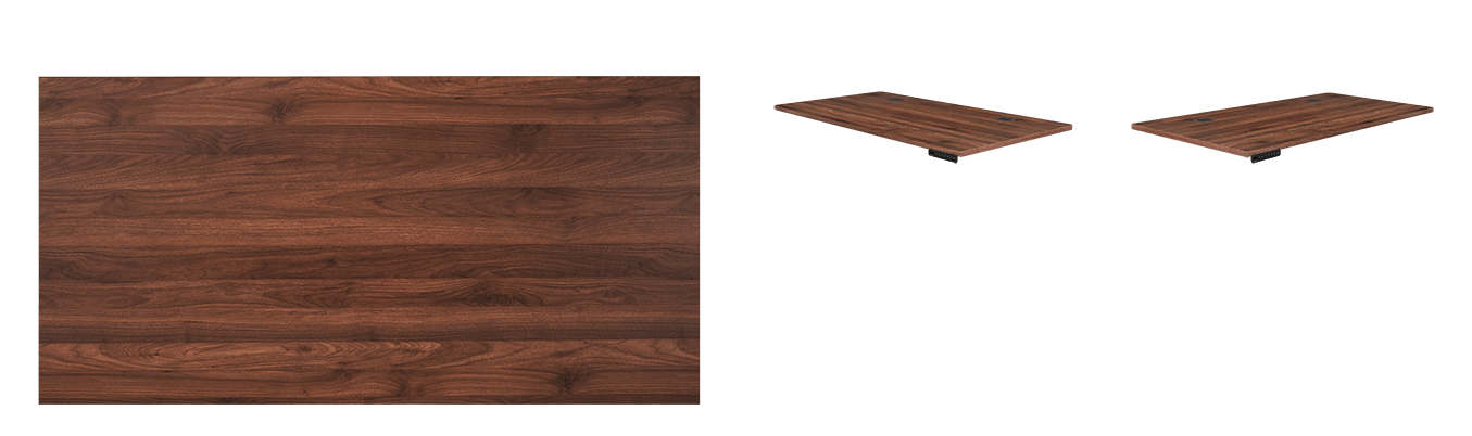 walnut laminate desktop