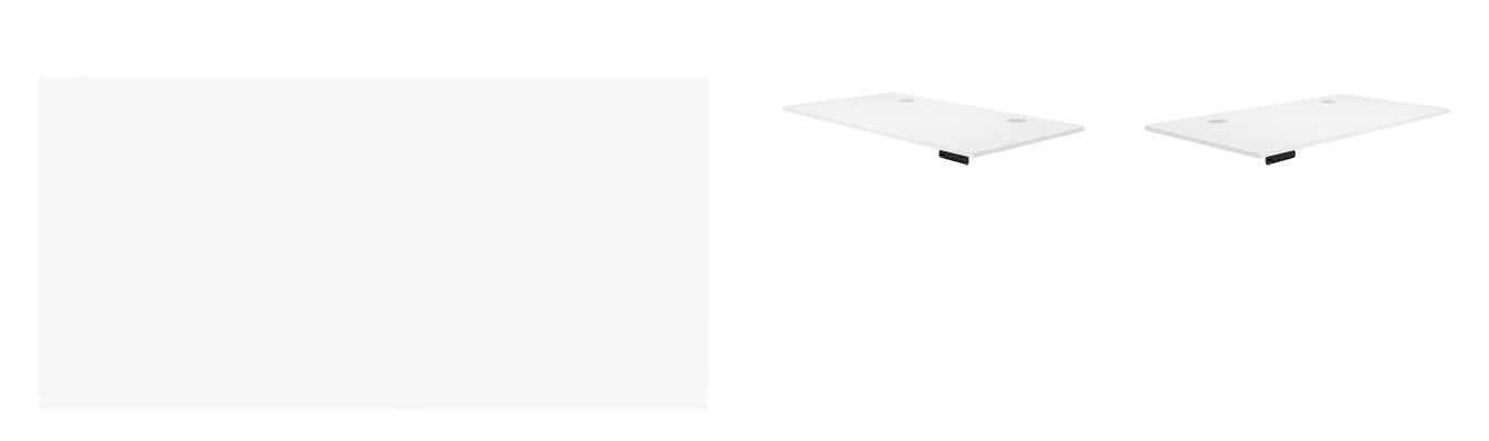 white laminate desktop