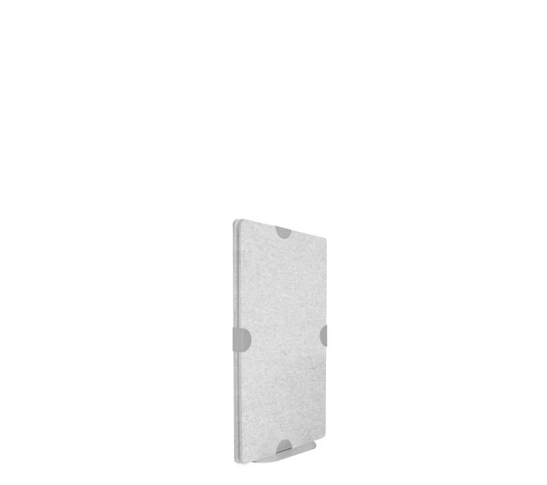 An animation of various sizes of freestanding noise-dampening acoustic panels for the office