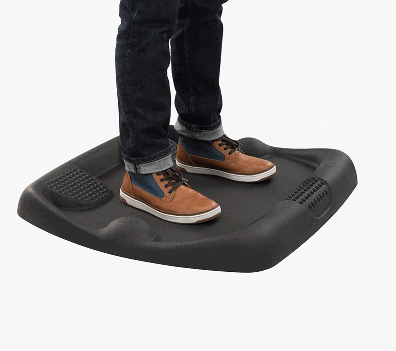 A GIF of Active Anti-Fatigue Mat E7 showing different user positions