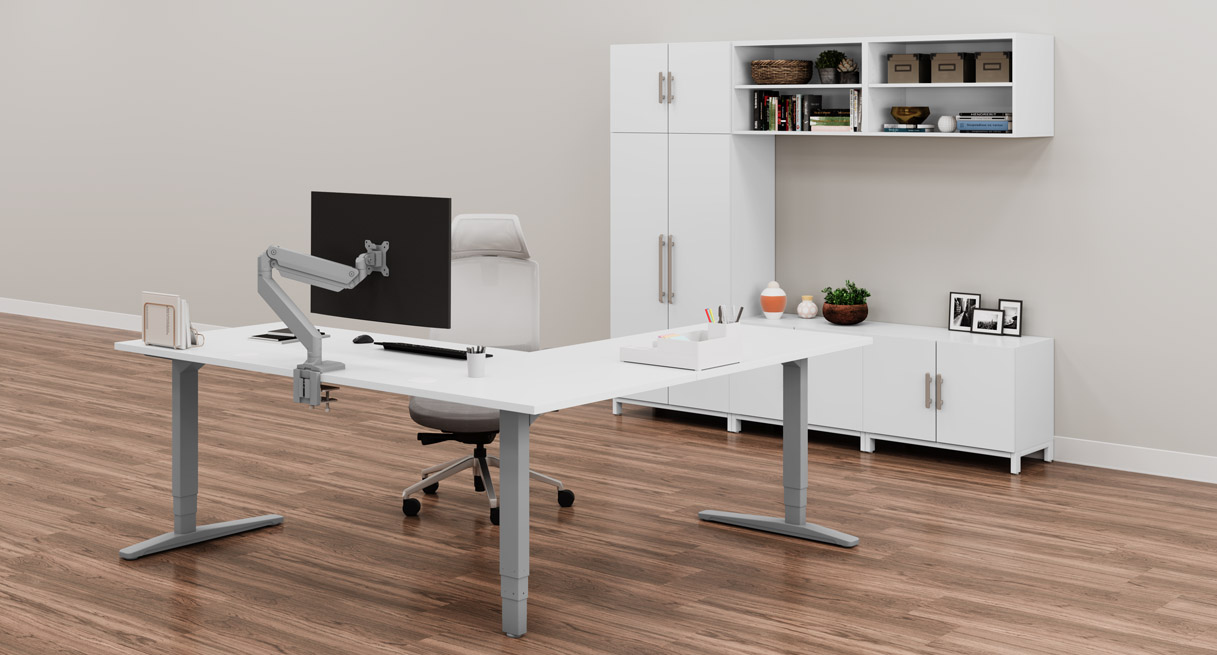 MoPac Storage Wall 3 | UPLIFT Desk