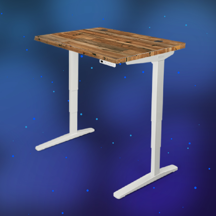 White Eco UPLIFT Standing Desk on clearance