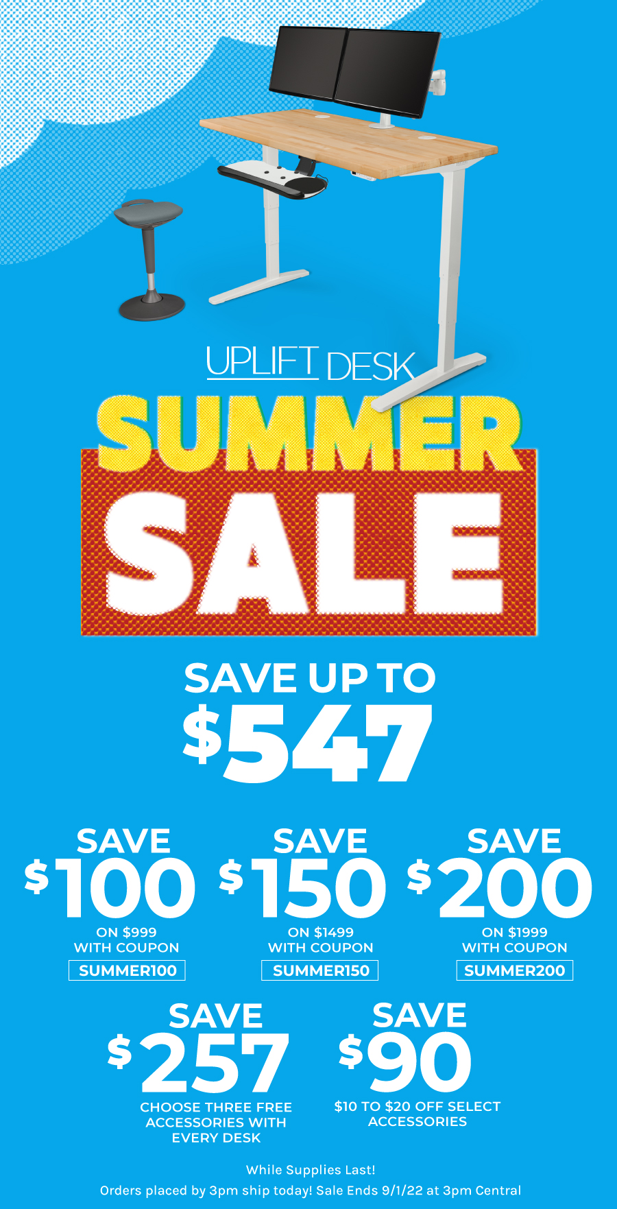 UPLIFT Desk Sale