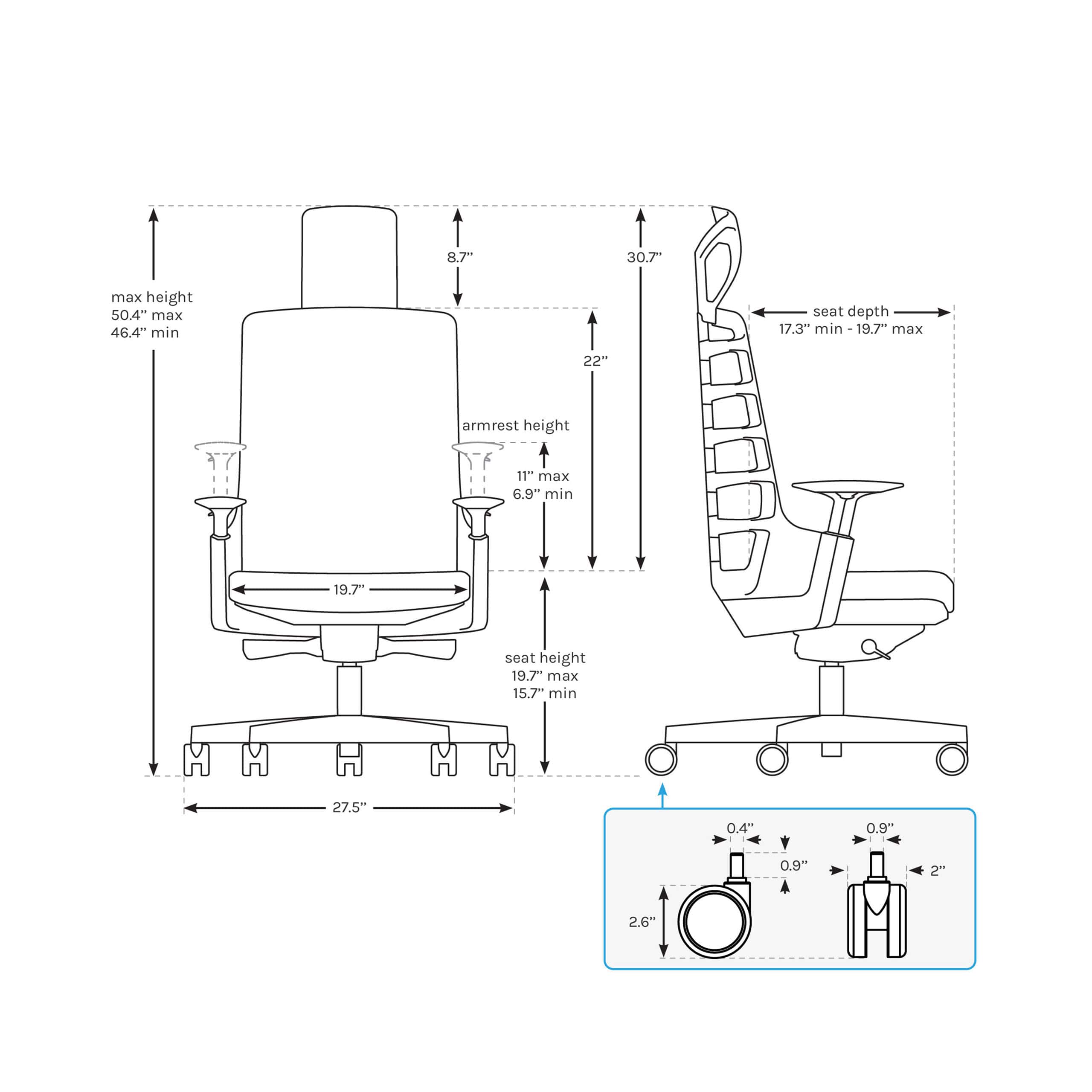 Verte Chair, Best Ergonomic Chair, Lumbar Support Chair