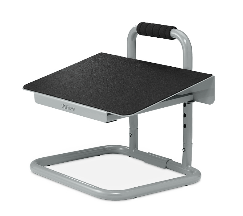 A GIF showing each height setting for the Elevate Footrest