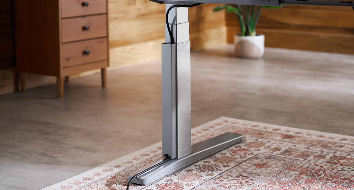Magnetic cable channel shown in gray.