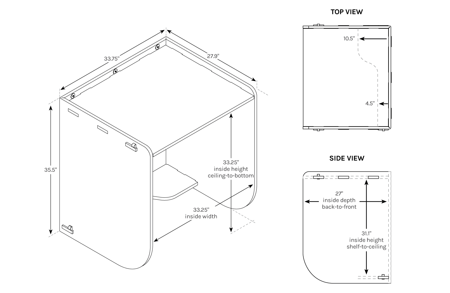 Acoustic WallMounted Phone Booth UPLIFT Desk