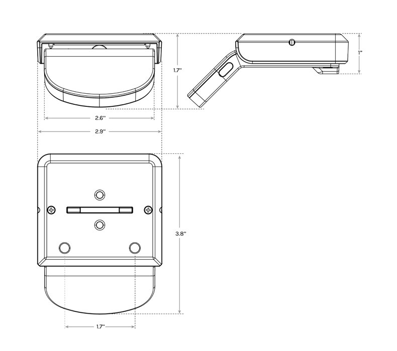Advanced Paddle Keypad UPLIFT Desk