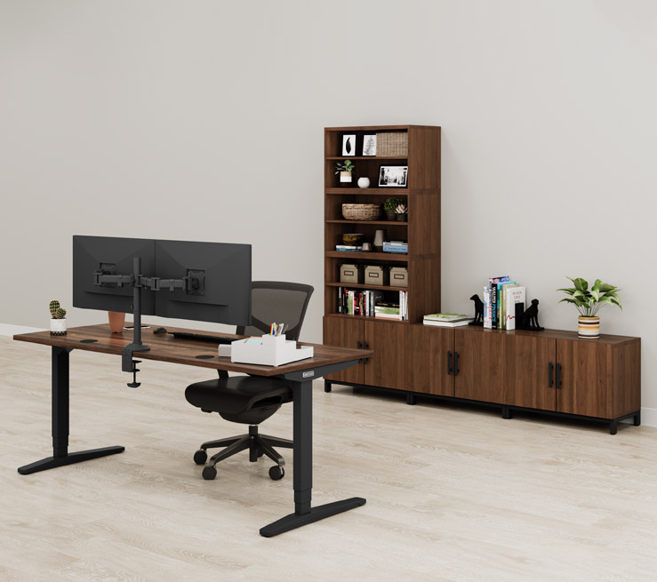 MoPac Storage Wall 2 UPLIFT Desk