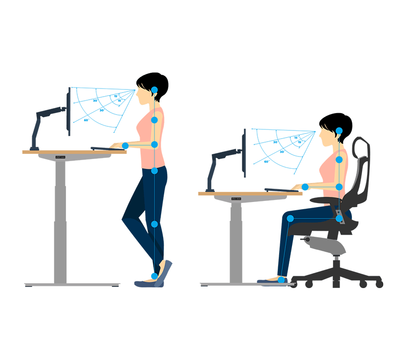 Enfield Dual Monitor Arm UPLIFT Desk