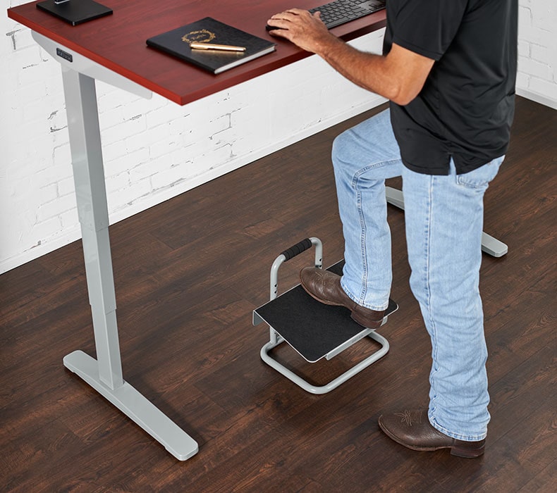 under Desk Footrest Stool Tilt Angle Foot Rest for Stepping