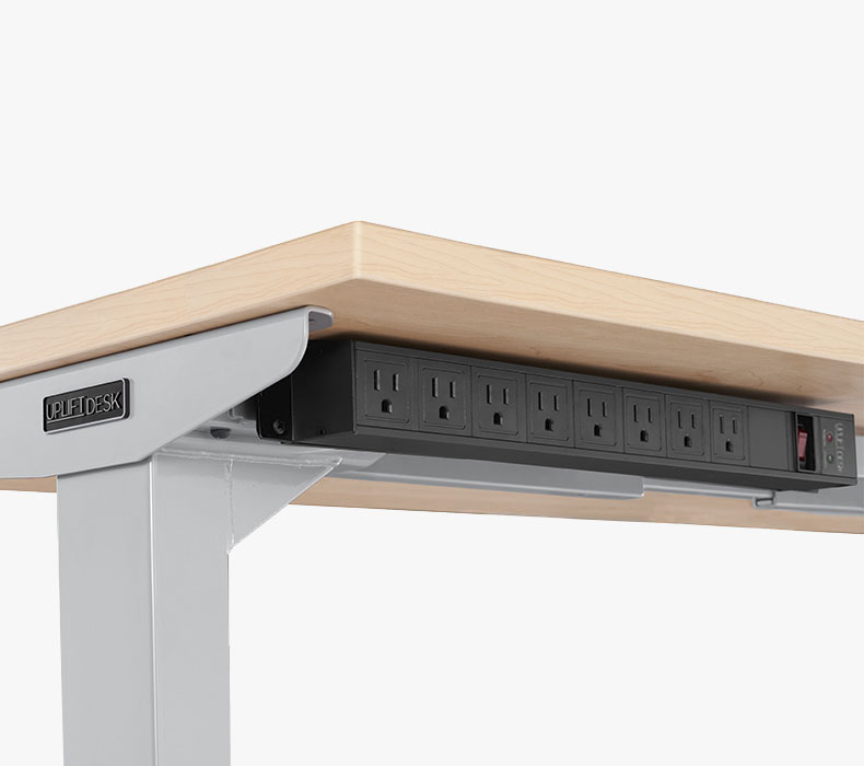 8Outlet Mountable Surge Protector UPLIFT Desk
