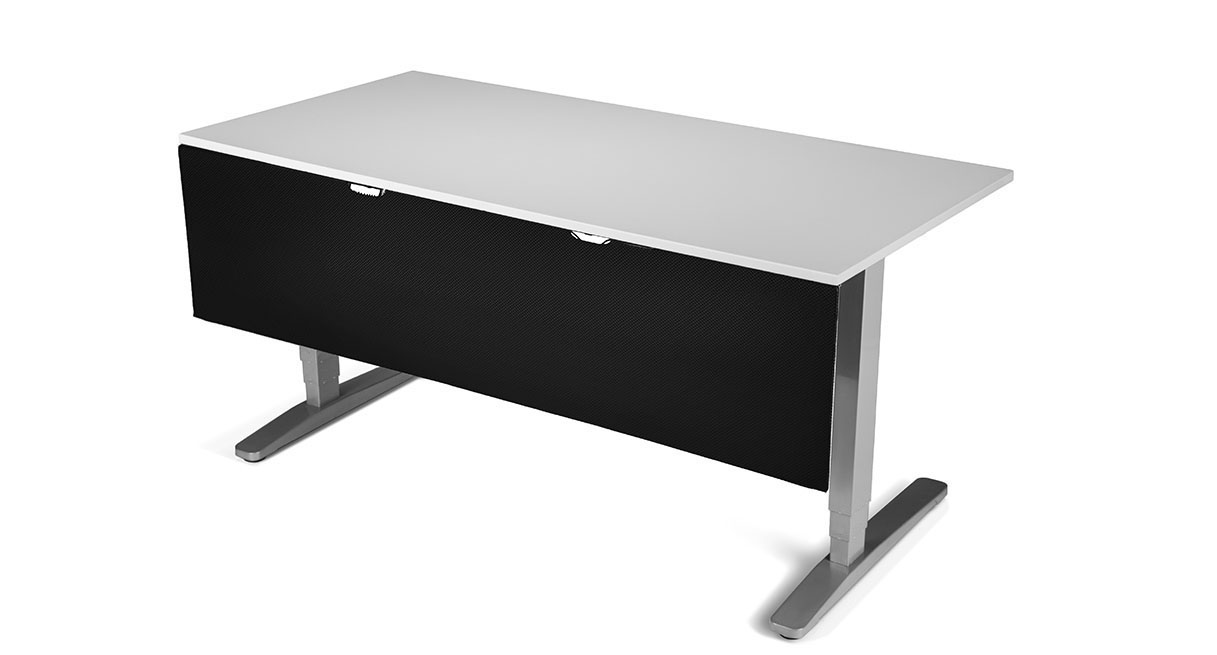 Our favorite solution for organizing cables, wires, outlet strips, and bulky power adapters