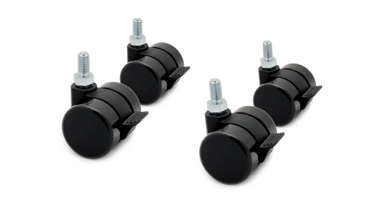 UPLIFT Desk Casters mobilize your workstation and secure it in place wherever you need it.
