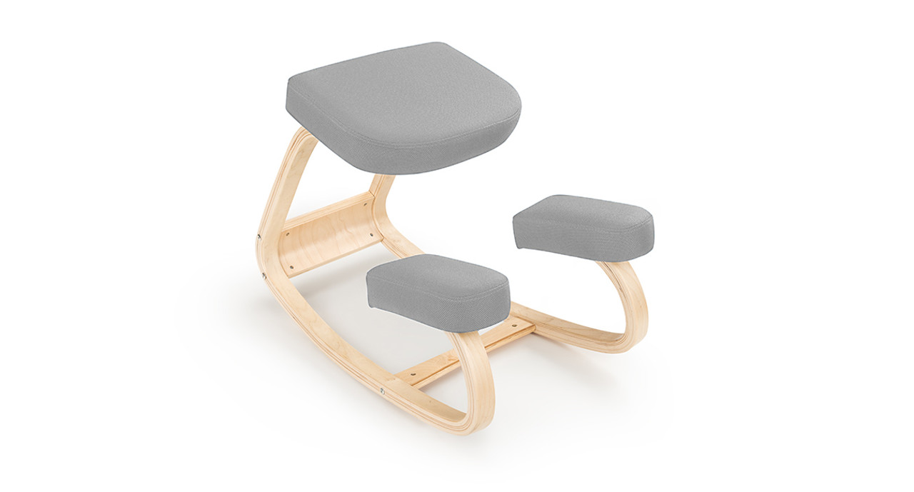 Spaced pads allow you to rest comfortably on your knees.