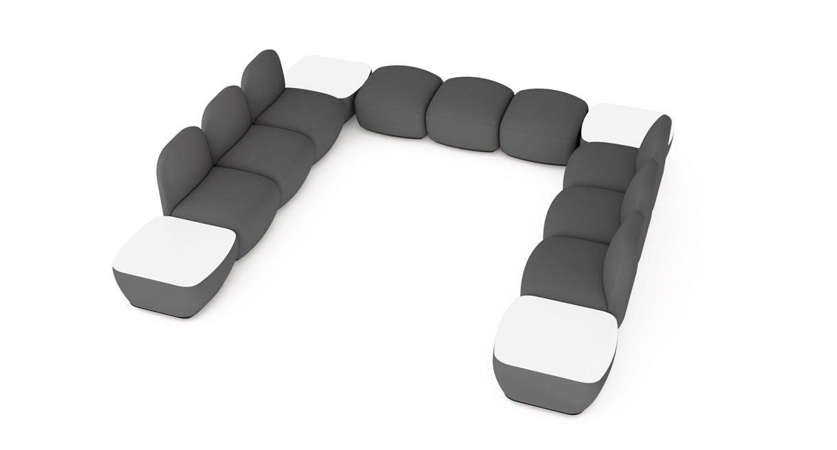 Dillo U-Shaped Lounge | UPLIFT Desk