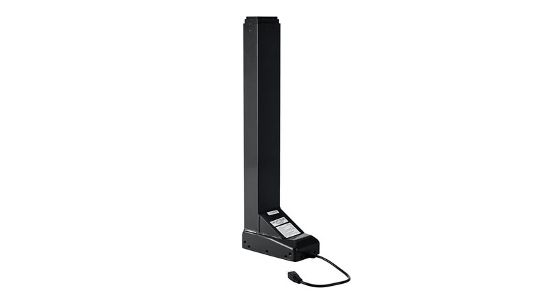 Replacement V2 frame legs shown in black, gray, white, and industrial style colors