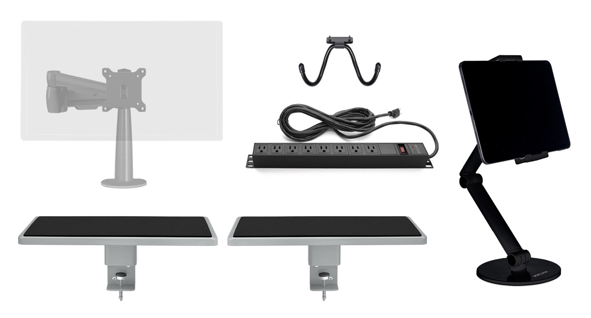 Using these ergonomic accessories to design the ideal workstation is every content creator's dream