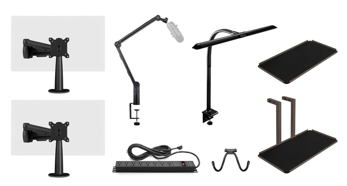 Using these ergonomic accessories to design the ideal workstation is every content creator's dream