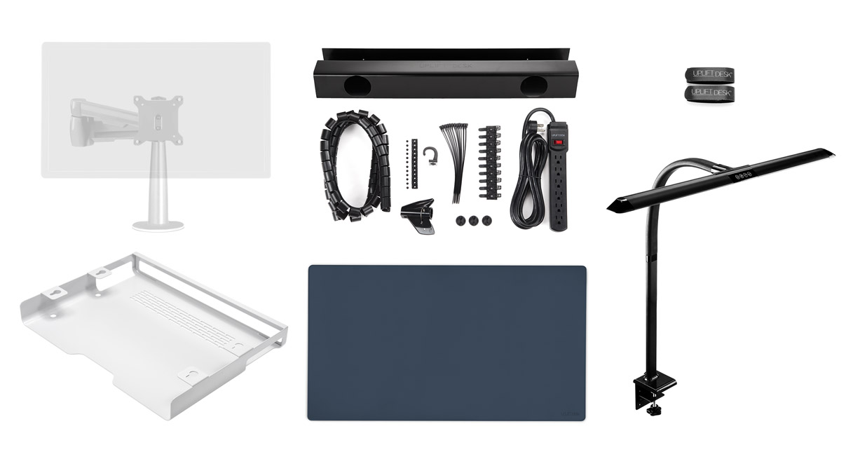 With these ergonomic desktop necessities, you can simplify your workspace