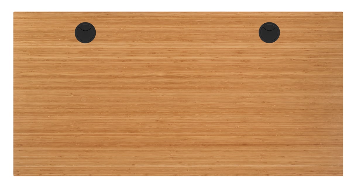 Our Rectangular Bamboo Desktops are almost twice the thickness of other Bamboo desks