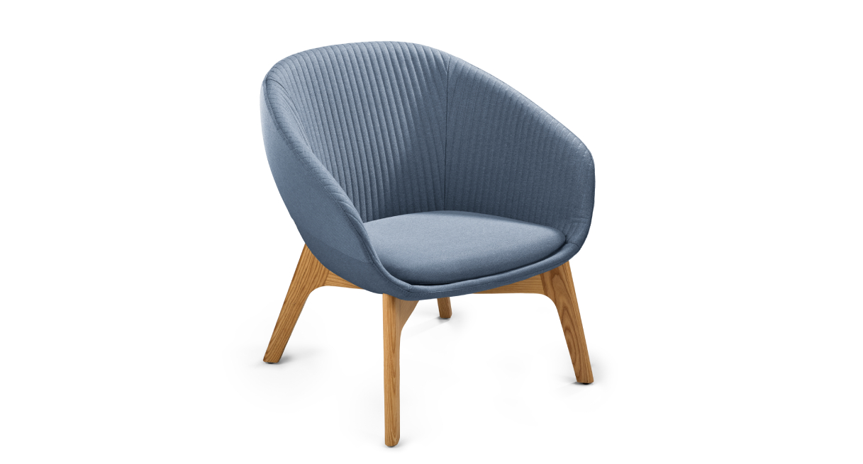 Add comfortable lounge seating to any private office with the Rivervue Lounge Chair