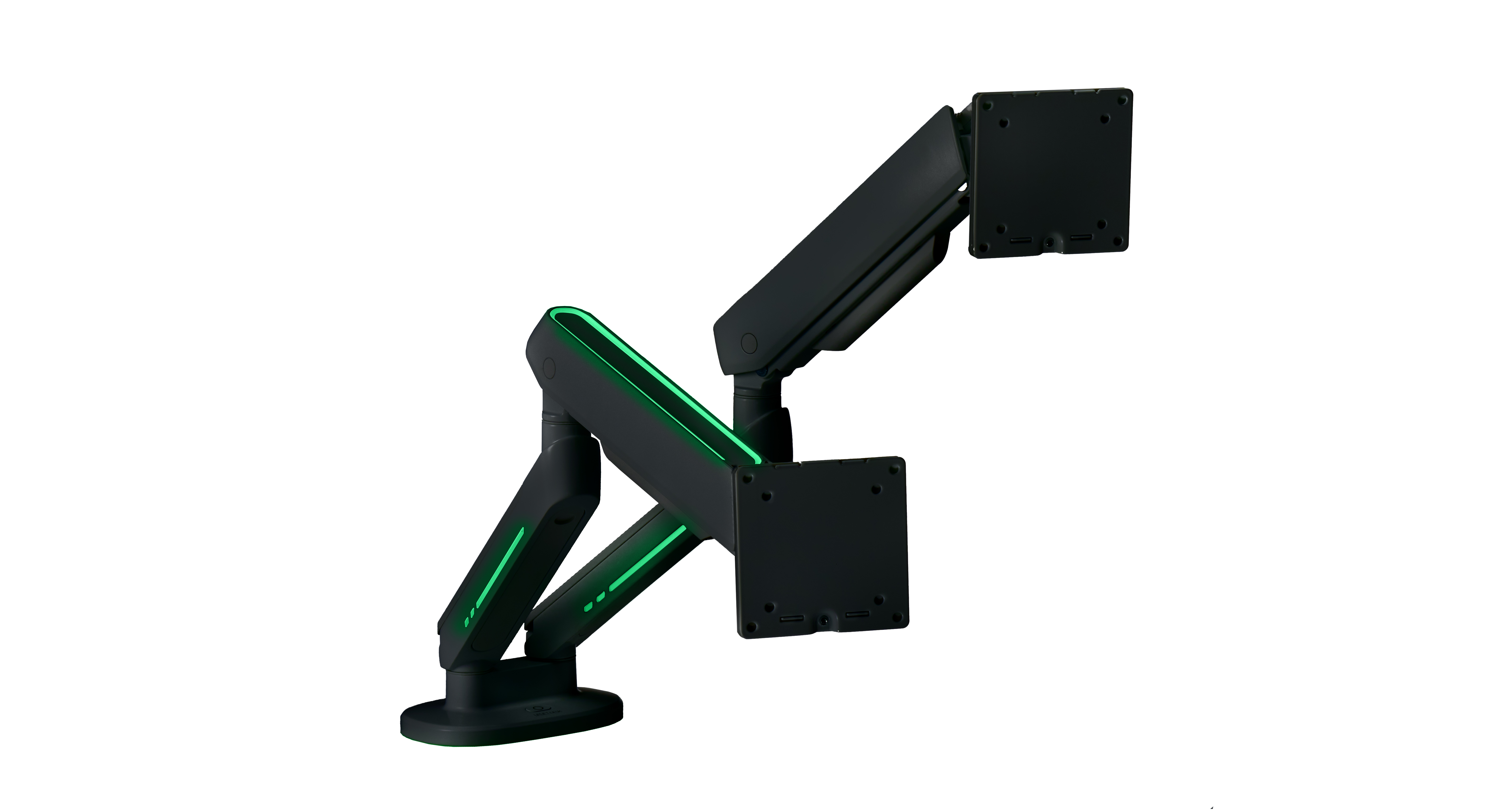 Optimally position your monitors and bring color and life to your gaming rig