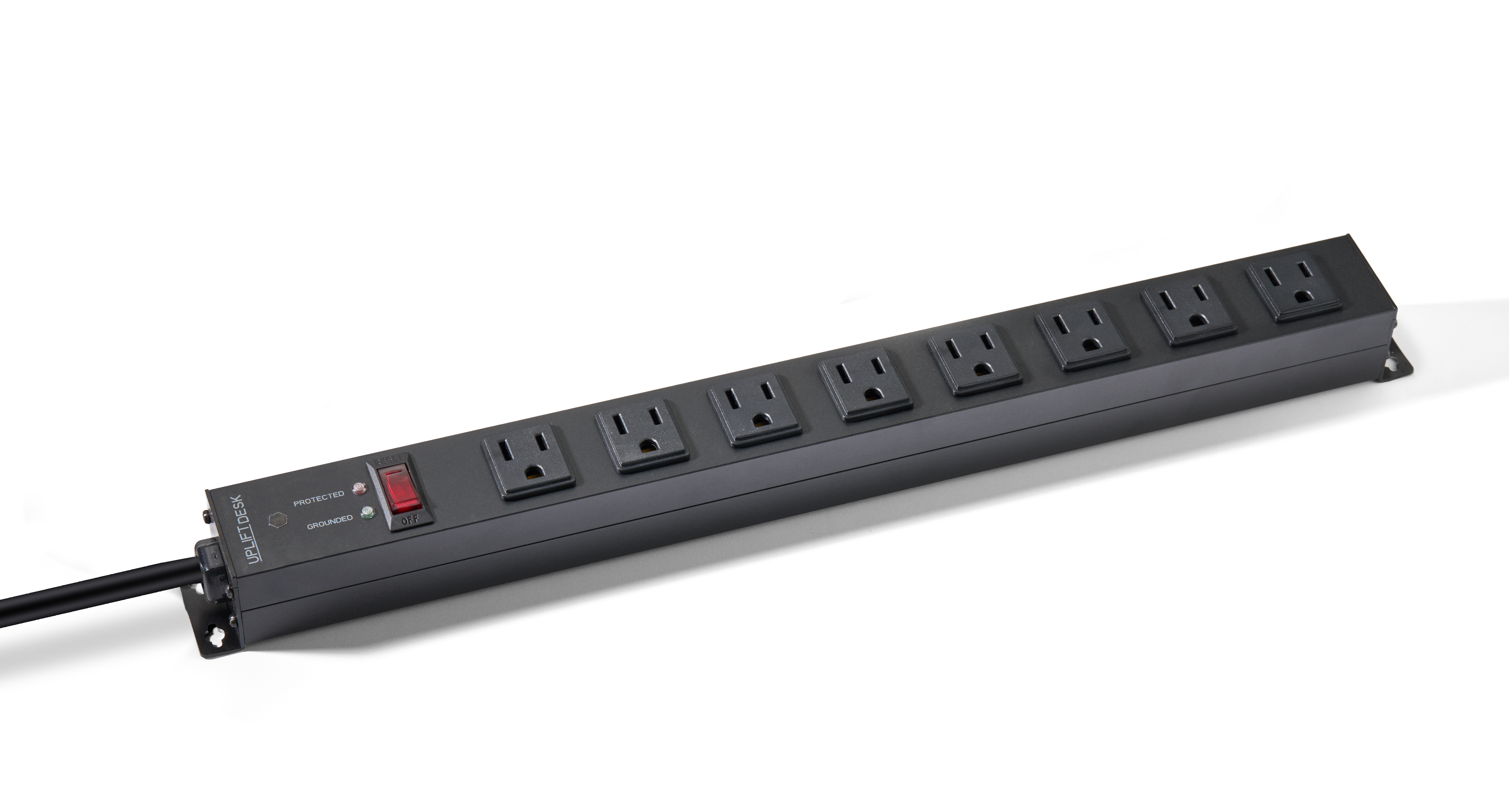 Designed to mount to the patented UPLIFT frame mounting points or directly to the bottom of any desk or tabletop