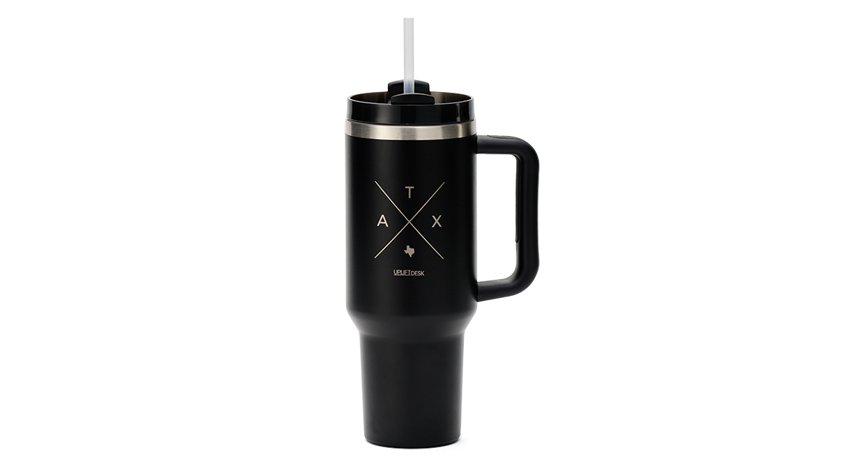 Austin Tumbler by UPLIFT Desk in black
