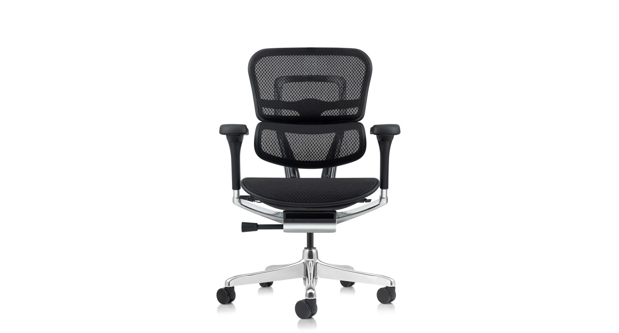 Ergonomic mesh design provides support while keeping you cool