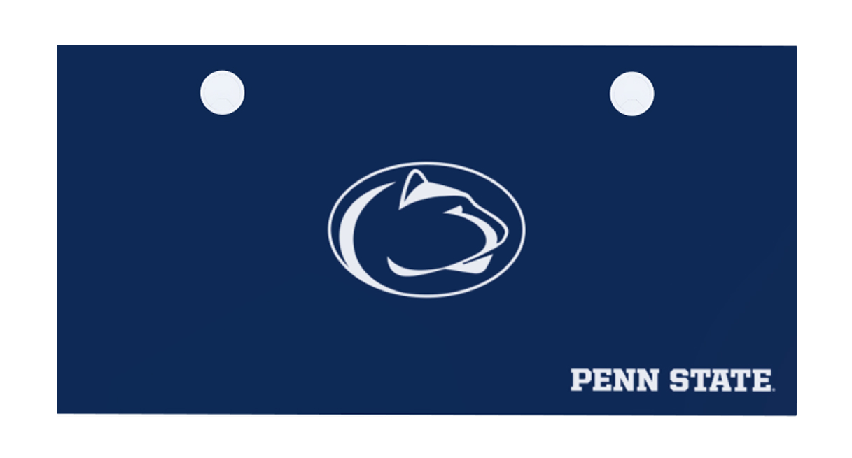 24" White Penn State Desktop without grommets