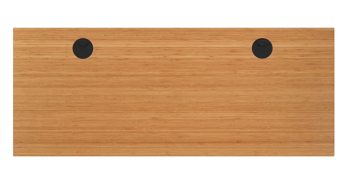 Our Rectangular Bamboo Desktops are almost twice the thickness of other Bamboo desks