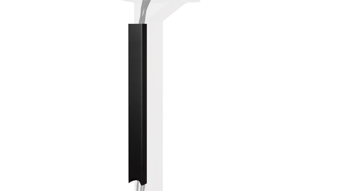 Work with better wire management at your desk with the Magnetic Cable  Channel