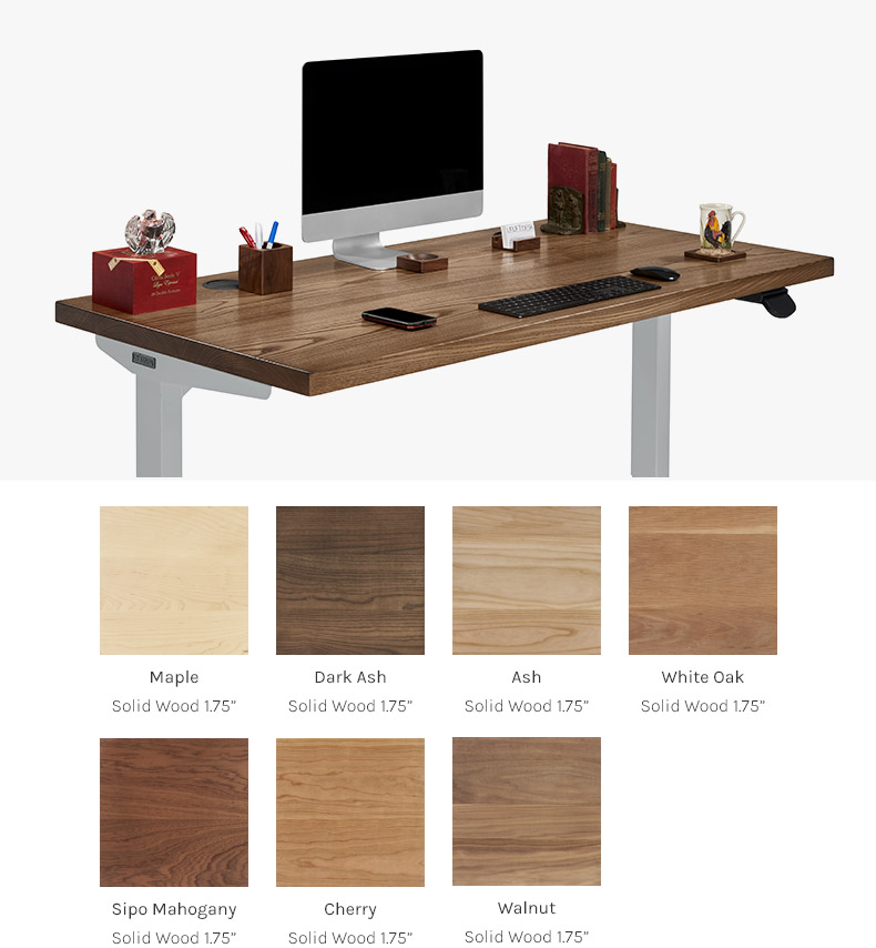 Custom Solid Wood Desktop Samples UPLIFT Desk atelieryuwa.ciao.jp